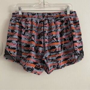 lululemon athletica Pink and Orange Athletic Shorts size 10